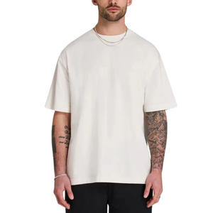 Camiseta de Hombre con Hombros Caídos, Manga Corta, Ropa de Verano, Corte Regular, Nueva Llegada - Product Image 2