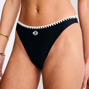 Hot Women's Mature Style Black Bikini Set Two Piece Swimwear Adjustable Strap Beachwear Private Label OEM Service For USA Brands - Product Image 6