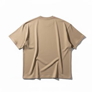 Wholesale Quality Oversized T-<b>shirt</b> Men Custom Puff Print Streetwear Heavyweight Cotton Plain Blank Tee <b>Shirt</b> Bulk - Product Image 3