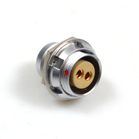 Connecteur circulaire métallique à verrouillage automatique push-pull, compatible Lemo FGG ECG 00B 0B 1B 2 3 broches, personnalisé, vente chaude, fournisseur chinois