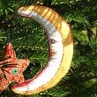 Adorno colgante de árbol de Navidad indio de la mejor calidad, forma personalizada, bordado Zari hecho a mano y cuentas para decoración de Navidad - Product Image 2