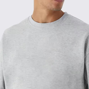 Sudadera Deportiva de Cuello Redondo para Hombre SPORTS CODE - 100% Algodón, 300g de Peso de Tela, Logotipo Frontal, Ecológica, Transpirable, Informal de Invierno - Product Image 5