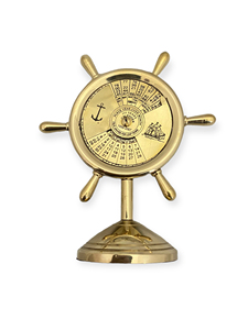 ปฏิทินไม้แบบตั้งโต๊ะ ดีไซน์ชายฝั่ง สลักวันที่และเวลาแบบวินเทจ ใช้ได้ตลอดปี ตกแต่งบ้าน สำนักงาน หรือแขวนผนัง - Product Image 4