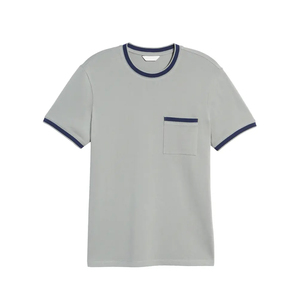 เสื้อยืดผู้ชายคุณภาพสูง 100% น้ำหนักเบา ทนทาน พร้อมพิมพ์โลโก้ตามสั่ง ลายเรียบ ดีไซน์ล่าสุด ปี 2025 ขายส่ง - Product Image 4