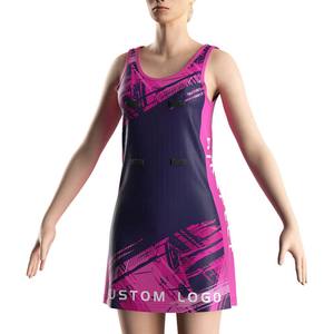 Uniforme de netball personalizado en el mejor material 100% poliéster para equipo, servicio OEM de marca privada, uniformes de netball. - Product Image 6