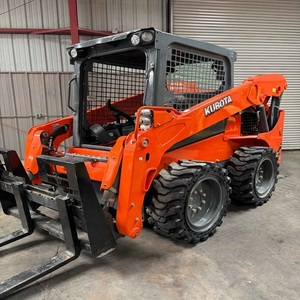 Commercial Skid Steer Loader for Efficient Kubota SSV75 Equipment Loading Excavating Grading Tasks - Product Image 2