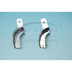 Stainless Steel Partial Impression Tray in Various Kinds and Qualities Manual Power Source Dental Equipment By <b>Blush</b> Surgical - Product Image 1