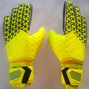 全售足球运动时间足球守门员手套黄色