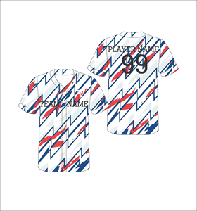 Custom Sublimated Soccer Jersey Geometric Print Turn-<b>Down</b> Collar Short Sleeve Men's Breathable Polyester Team Name Player - Product Image 5