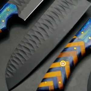 Juego de Cuchillos de Chef de Primera Calidad con Hojas de Acero Inoxidable para Cocinas Domésticas y Comerciales, Cuchillos de Cocina Profesionales - Product Image 4