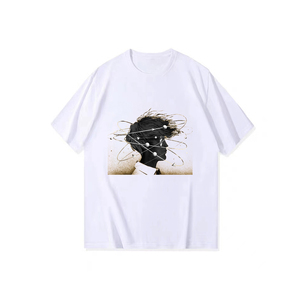 เสื้อยืดผู้ชายคอกลมทรงโอเวอร์ไซส์ ผ้าระบายอากาศคุณภาพสูง แขนเสื้อแบบดรอปโชว์เดอร์ ไซส์ใหญ่พิเศษ สำหรับฤดูร้อน - Product Image 6