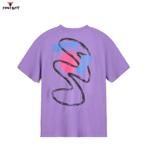 Camisetas de Hombre 100% Algodón, Tejido Grueso y Ligero, Estampado Vintage con Letras, Tallas Grandes, Casuales, Personalizables - Product Image 2