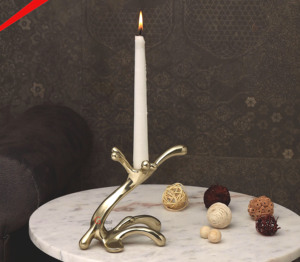 Nouveauté 2026 : Porte-bougie en aluminium de forme unique, finition argentée, motif oiseau assis, centre de table décoratif, support de bougie de luxe - Product Image 5