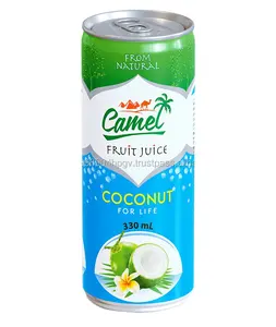 Bebida de fruta, zumo de coco con sabor, fábrica de refrescos para Alu Can, 330ml