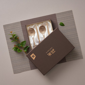 ชุดเครื่องครัวทองเหลือง Notban Anseong-matchum Bangja Yugi Brass Blossom สำหรับ 2 ท่าน ผลิตด้วยมือแบบเกาหลี ของขวัญพรีเมียม ชุดภาชนะสำหรับใส่อาหาร ใช้กับเครื่องล้างจานได้ - Product Image 6