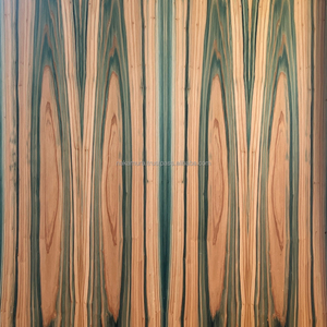 Contreplaqué fantaisie teinté vert cèdre IRODORITAI, panneau de contreplaqué plaqué, revêtement en uréthane, design japonais à carreaux pour salon - Product Image 2