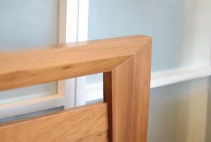 Wholesale Solid Wood <b>Platform</b> <b>Bed</b> <b>Frame</b> with Slatted Base Modern Transitional Wooden Double <b>Bed</b> - Product Image 2