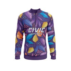 Sudadera con capucha y cremallera High Street 1/4 con logotipo personalizado del fabricante, sudaderas con cremallera estampadas para hombre - Product Image 4