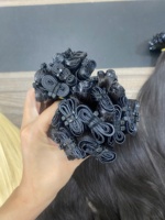 Extensions de cheveux Genius Weft, couleurs personnalisées, cuticules alignées, extrémités très lisses et épaisses, double tirage, 100g