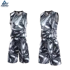 Créez votre propre uniforme de basketball pour équipe, 100 % polyester, nouvelle arrivée, adulte, séchage rapide, respirant, unisexe, pour activités sportives en extérieur. - Product Image 2