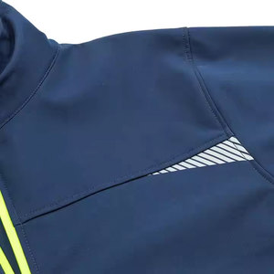 แจ็คเก็ตกันหนาวปรับแต่งได้สำหรับผู้ชาย, ผ้ายีนส์กันน้ำโพลีเอสเตอร์ลำลองกีฬา - Product Image 3