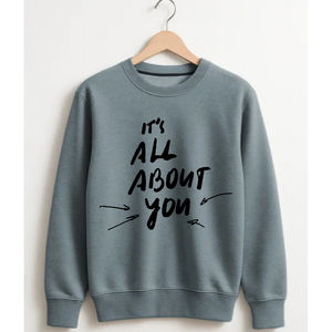 Sweat-shirts homme col rond de qualité supérieure, 100% coton molletonné, logo personnalisé, sweat-shirts et sweats à capuche unisexes, sweat-shirt femme respirant - Product Image 3