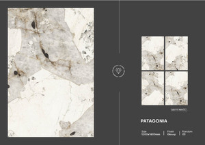 Carreaux de sol en porcelaine Contemporaine ACCENTS 120x180cm, finition brillante numérique pour un intérieur d'appartement élégant - Product Image 6