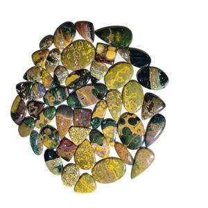 High Quality Ocean Jasper Cabochon Mix Shape Smooth 100%Natural Jasper <b>Crystal</b> <b>Stone</b> for Jewelry Making Loose Gemstone Jasper - Product Image 4