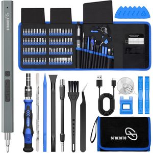 144-in-1 Precision Electric Screwdriver Set 120 Magnetic Bits Portable with Organized Storage <b>Small</b> <b>Tool</b> <b>Kit</b> - Product Image 1