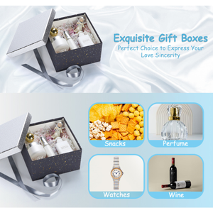 Cajas Rígidas de Cartón con Materiales Reciclados TH CBB-567, Tapa Plateada Brillante, Cinta, Cosméticos, Regalos Corporativos, Tamaños Personalizados - Product Image 6