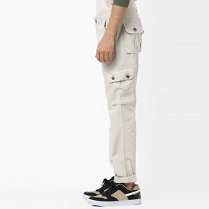 Nouveauté 2026 : Pantalon cargo droit pour homme, 100% Coton, Fabriqué au Pakistan, Séchage rapide, Confortable, Style décontracté, Polyvalent - Product Image 4