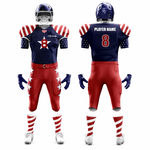 Custom American Football Uniform Set Manufacturer | Sublimated Football Jersey & Pants | OEM Private <b>Label</b> - Product Image 1