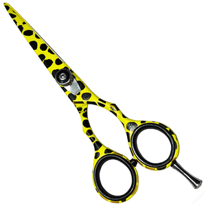 Ensemble de ciseaux de coiffure professionnels 5,5'' en acier inoxydable réutilisables pour barbier et salon – Faible MOQ – Fournisseur OEM - Product Image 4