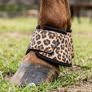 Protège-ongles pour chevaux en néoprène rembourré, légers, hautement élastiques, imprimés numériquement avec motif guépard, protection optimale, OEM - Product Image 2