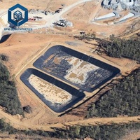 Géomembrane en HDPE de 60 mil à haute résistance à la perforation pour le renforcement des fondations dans la construction routière