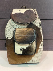 Sac à dos en fourrure de vachette véritable sacs de style occidental sacs d'école unisexe sacs multi-usages produit en vrac en gros - Product Image 5