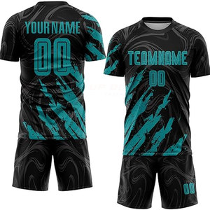 Venta al por Mayor de Fábrica, Precio Económico, Uniforme de Fútbol Transpirable 100% Poliéster Sublimado, Diseño de Logotipo Personalizado, Más Vendido - Product Image 1