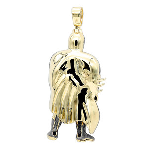 Colgante de Moissanita de Plata 925 de Alta Calidad Personalizado, Joyería Hip Hop, Colgante con Rostro de Dibujos Animados y Diamantes de Moissanita - Product Image 5