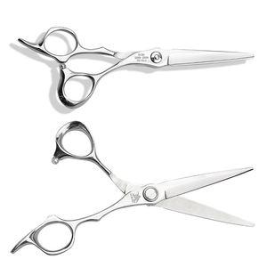 Ciseaux de coiffure professionnels pour droitiers, en acier inoxydable, lame tranchante, manche long, design ergonomique pour la coiffure en salon - Product Image 3
