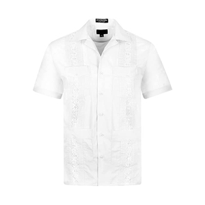 Camisas Casuales de Manga Corta a Rayas para Hombre, Transpirables, para Uso Diario en Verano, Poliéster/Algodón - Product Image 2