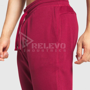 Men's Sweat Pants Durable Breathable 100% Cotton Fleece Elastic Waist Relaxed Straight Casual Active Wear Sweat Pant Best Price - Product Image 3