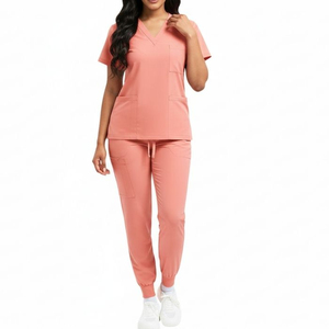 Premium Hospital <b>Nurse</b> <b>Scrubs</b> Uniform Set Unisex Medical Workwear with Custom Branding Comfortable Women <b>Scrub</b> Suits - Product Image 6