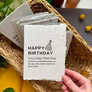 Eco-Friendly Plantable <b>Paper</b> Greeting Cards <b>Handmade</b> Biodegradable Birthday Cards with Embedded Creative Gifting Fully Customize - Product Image 1