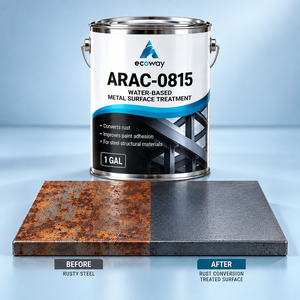 ECOWAY ARAC-0815 Convertidor de Óxido a Base de Agua para Pretratamiento de Metales, para Vigas de Acero, Columnas y Materiales Estructurales - Product Image 5