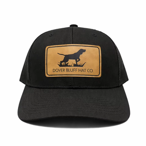 Sombreros de camionero con logotipo en relieve de parche de cuero personalizado, gorra deportiva para hombre de alta calidad Gorras de camionero personalizadas - Product Image 1