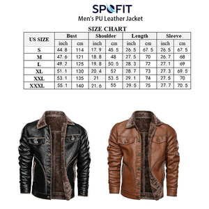 <b>Men's</b> PU Leather <b>Jacket</b> Coated Stand Collar Embroidery <b>Letter</b> Pattern Customizable Winter Front Anti-Bacterial - Product Image 6