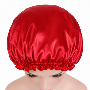Bonnet de nuit en satin Loviaal pour femmes, double couche, protection des cheveux, bonnet de nuit réglable, en gros - Product Image 5
