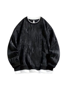 เสื้อสเวตเชิ้ตคอกลมผ้าฝ้าย 100% 300GSM สำหรับผู้ชาย ทรงไหล่กลม หนานุ่ม รับสกรีนโลโก้ ผลิตในบังกลาเทศ - Product Image 3