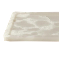 Nouveau Plateau de Service de Luxe Moderne en Marbre Antique, Grande Dalle d'Onyx Écologique et Durable pour Cuisine et Salon, Vente en Gros