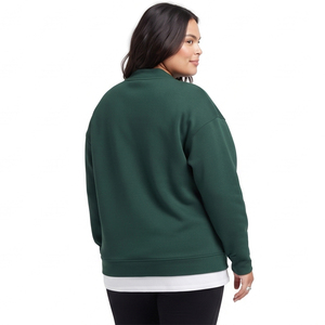 Plus Size 100% Cotton Fleece Maternity Jacket Women Breastfeeding <b>Nursing</b> Jackets Ladies Crew Neck Maternity Hospital Jacket - Product Image 3
